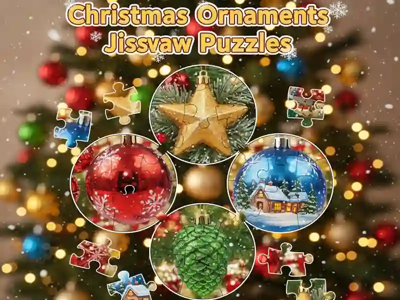 Spil Julepynt Jigsaw Puslespil online