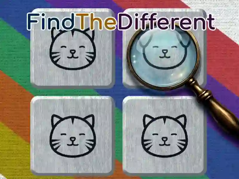 Spil Find TheDifferent online