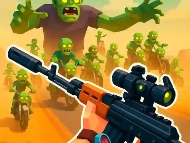 Spil Zombie Road: Shooter med ødelæggelse online