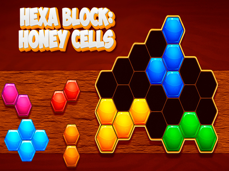Spil Hexa Block: Honningceller online