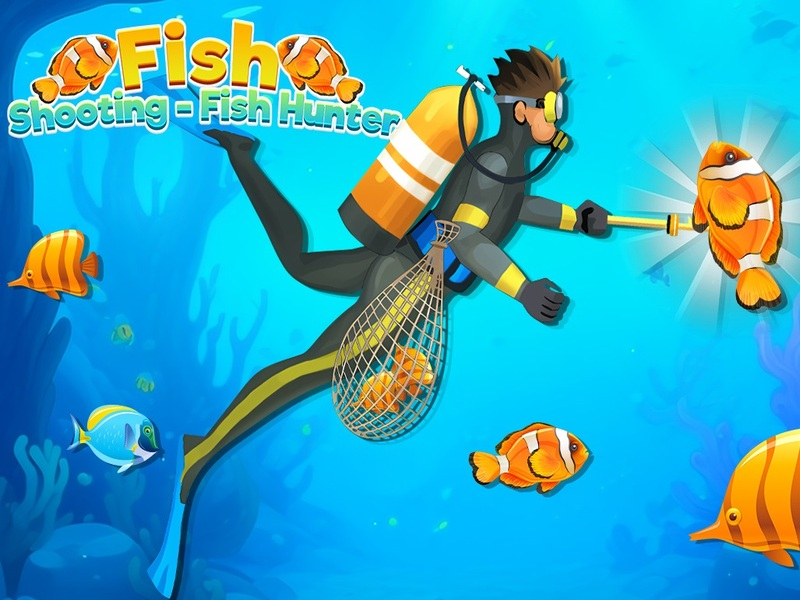 Spil Fisk skyder fisk jæger online