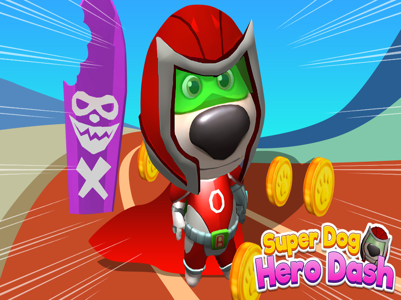 Spil Super Dog Hero Dash online