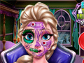 Spil Elsas Skræmmende Halloween Makeup online