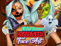 Spil Kylie Jenners Halloween ansigtkunst online