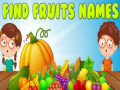 Spil Find frugternes navne online