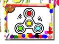 Spil Fidget Spinner Malebog online