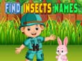 Spil Find insektnavne online