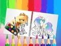 Spil Sød Pony Malebog online