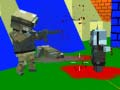Spil Skydning Zombie Blocky Krig online