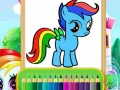 Spil Vidunderlig Pony Farvelægning online