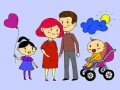 Spil Lykkelig Familie Malebog online
