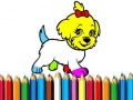 Spil Tilbage til skole: Hund Malebog online