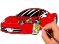 Spil Malebog med racerbiler online