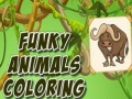 Spil Funky Dyr Farvelægning online