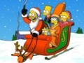 Spil Simpsons Julepuzzle online