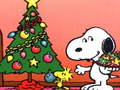 Spil Snoopy Julepuzzle online