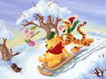 Spil Petja Puh: Julepuzzle 2 online