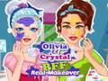 Spil Crystal og Olivia: Ægte Makeover for Bedste Venner online