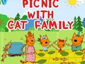 Spil Picnic med kattefamilien online