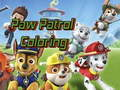 Spil Paw Patrol Farvelægning online