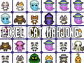 Spil Kat Pixel Mahjong online