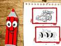 Spil Tilbage til Skolen Biler Farvelægningsbog online