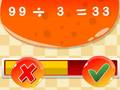Spil Sandt og Falsk Matematikspil online