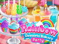 Spil Regnbue Desserts Bageri Fest online