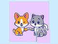Spil Katte og Hunde Puzzle online
