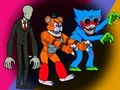 Spil Monstre Angriber Among Us Holdet online