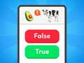 Spil Sand Falsk - Quiz online
