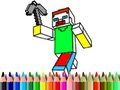 Spil Tilbage til skolen: Minecraft Farvelægning online