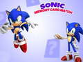 Spil Sonic: Hukommelseskort Spil online