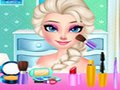 Spil Elsa: Dekoration af Kjole og Makeup online