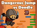 Spil Farlig Hop vs Doodle Jump online