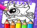 Spil Littlest Pet Shop Malebog online