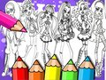 Spil Monster High Malebog online