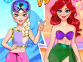 Spil Sommer vs Vinter Prinsesser Kamp online
