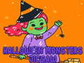Spil Halloween Monstre Puslespil online