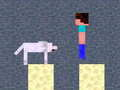 Spil Minicraft: Steves og Ulvens Eventyr online