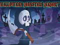 Spil Halloween Monstre Hukommelse online
