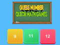 Spil Gæt nummer Hurtige matematikspil online