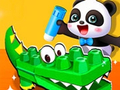 Spil Baby Panda Dyrepuzzle online