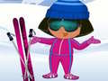 Spil Dora: Klæd dig på til Ski online