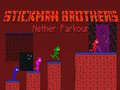 Spil Stickman Brødre Nether Parkour online