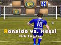 Spil Messi vs Ronaldo Kick Tac Toe online