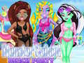 Spil Monster Skole Strandfest online