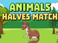 Spil Match Dyr Halvdele online