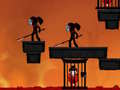 Spil Ninja Stickman Kriger HTML5 online