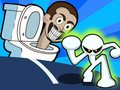 Spil Stickman mod Skibidi Toilet online